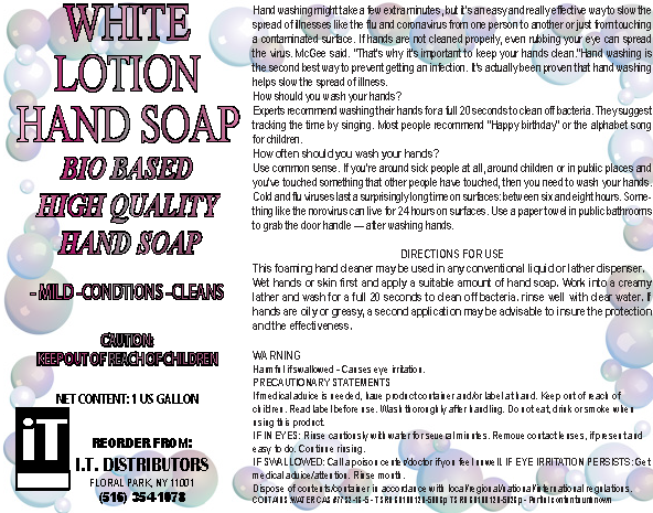 165-White Lotion Hand & Body Soap