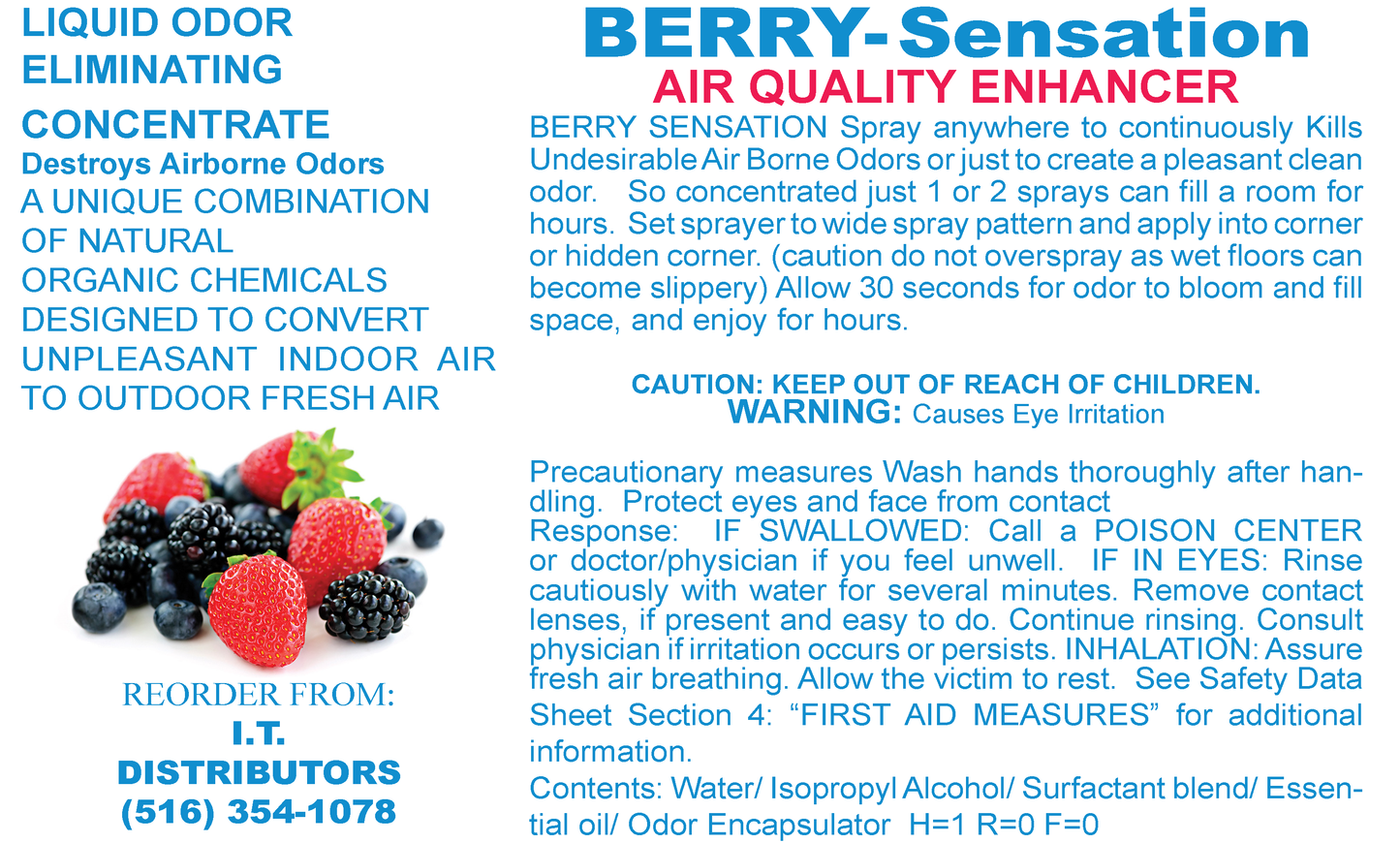 8637-Berry Sensation Deodorizer