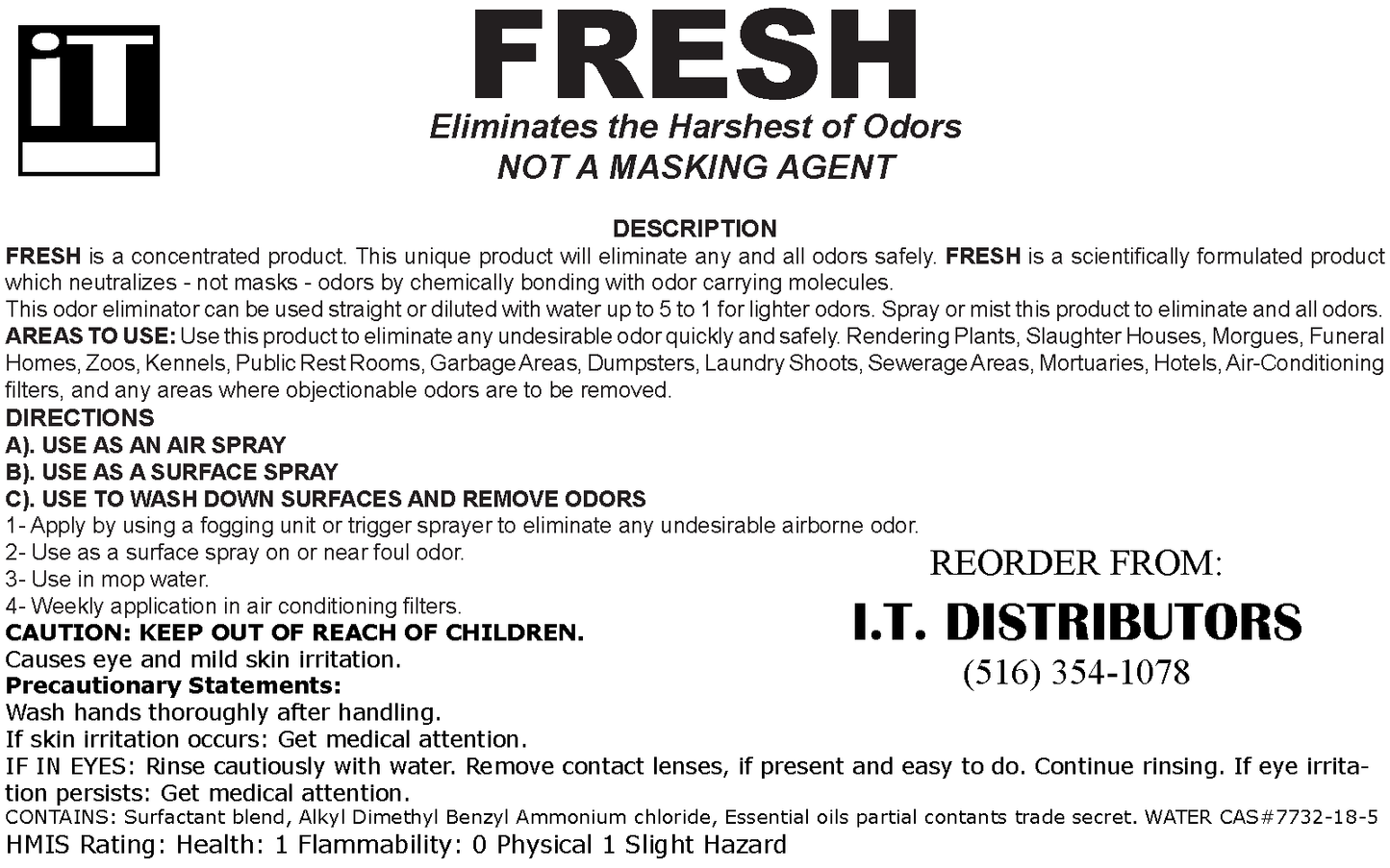 664-Fresh Odor Eliminator