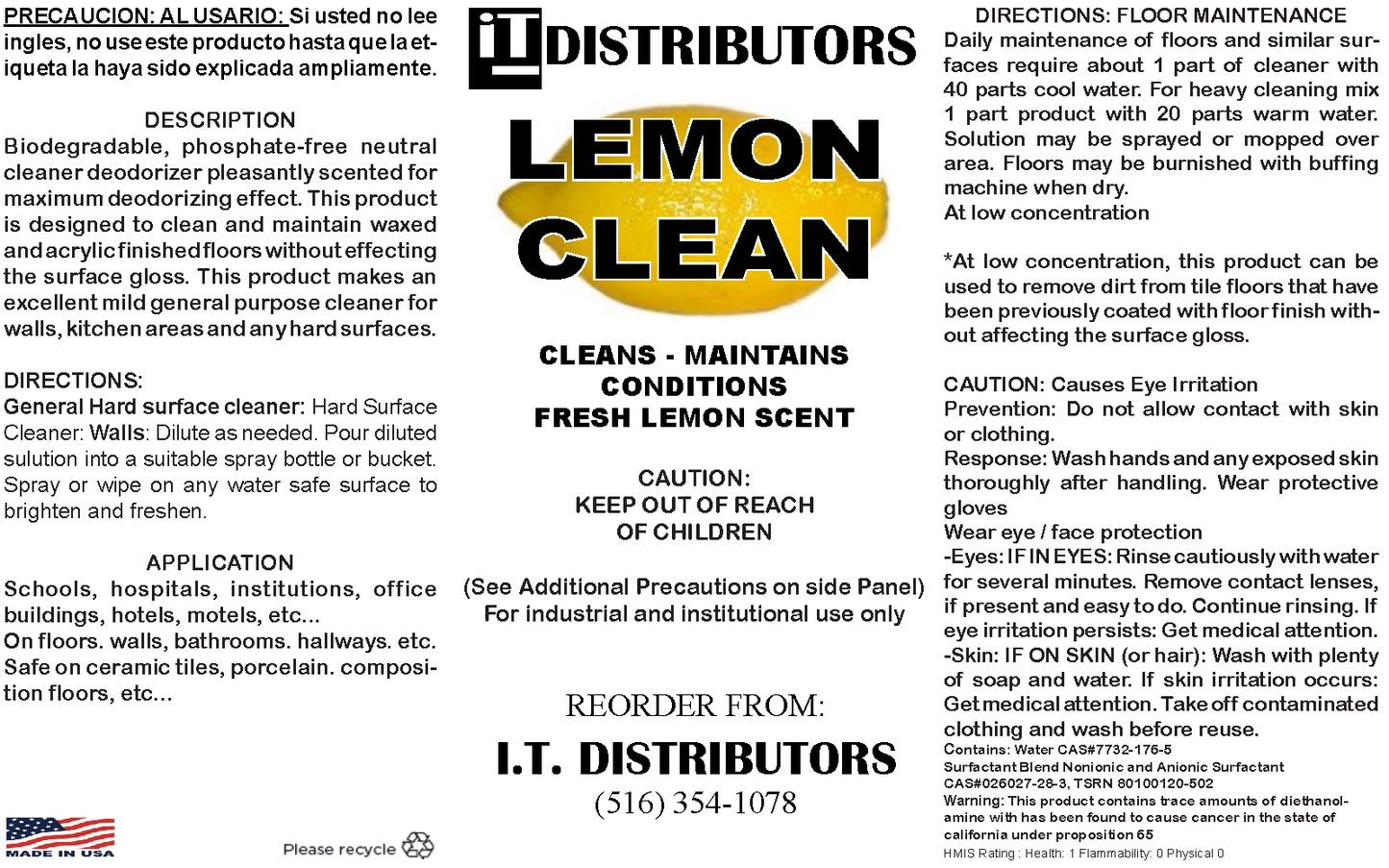 140-Lemon Clean