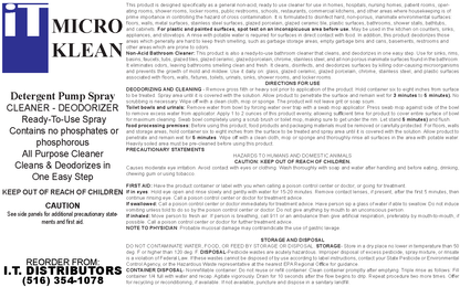 8900-Micro Klean Disinfectant